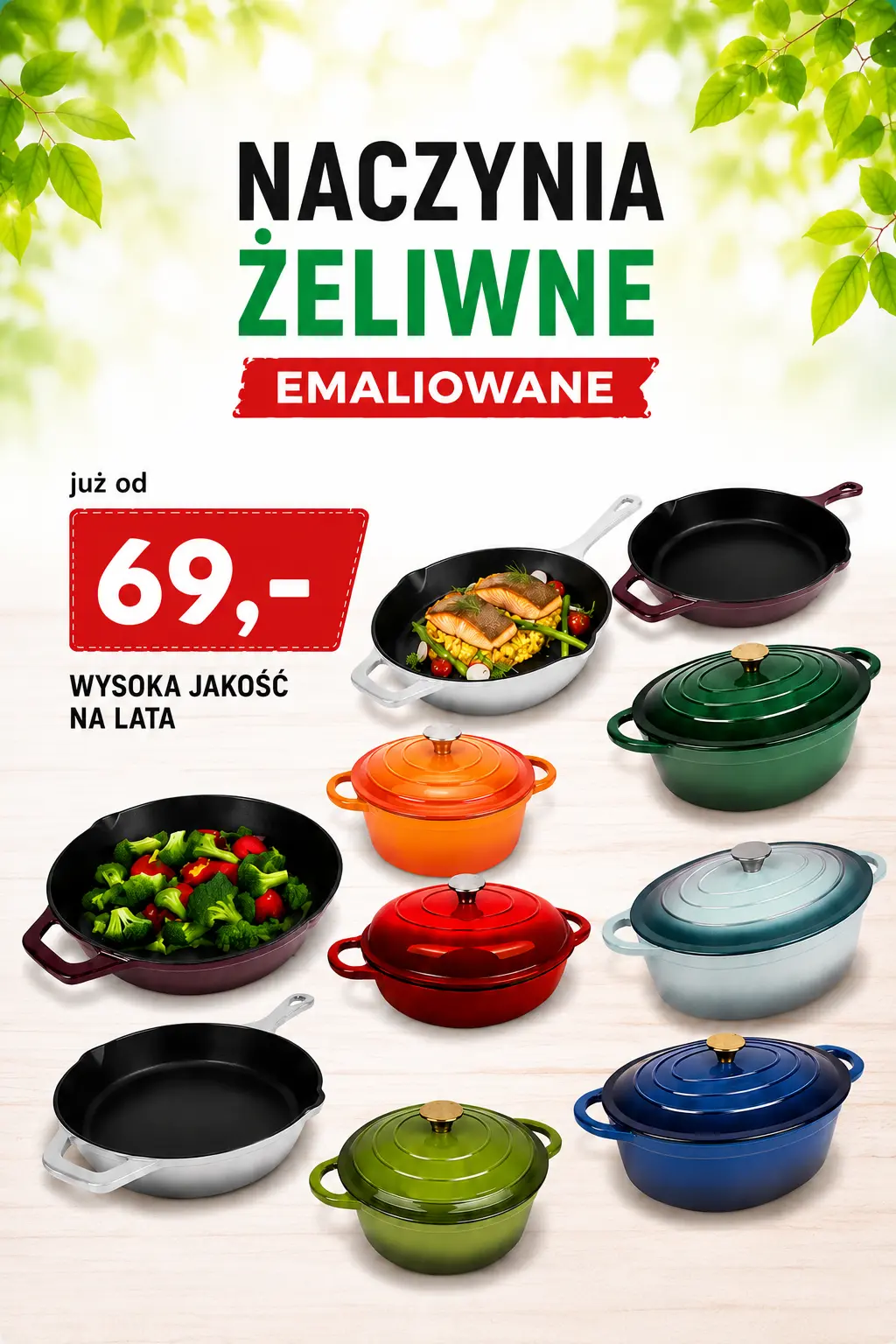 Promocja Wielki Kiermasz AGD w Nysie na emaliowane naczynia żeliwne